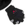 Otroški komplet Air Jordan Offset Patch Beanie ''Black''