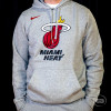 Pulover Nike NBA Miami Heat Logo ''Grey Heather''