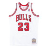 Dres M&N Authentic Chicago Bulls 1995-96 Michael Jordan Home ''White''