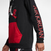 Pulover Air Jordan Jumpman Classics Lightweight Fleece ''Black/Gym Red''