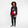 Pulover Air Jordan Jumpman Classics Lightweight Fleece ''Black/Gym Red''