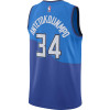 Dres Nike NBA City Edition Milwaukee Bucks Giannis Antetokounmpo ''Photo Blue''