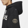 Pulover Air Jordan Paris Saint-Germain Full-Zip Fleece ''Black''