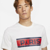 Kratka majica Air Jordan Paris Saint-Germain Wordmark ''White''