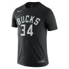 Kratka majica Nike NBA Giannis Antetokounmpo Bucks ''Black''