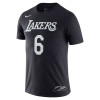 Kratka majica Nike NBA LeBron James Lakers ''Black''