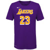Otroška kratka majica Nike NBA LeBron James Los Angeles Lakers ''Court Purple''