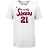 Otroška kratka majica Nike Philadelphia 76ers Joel Embiid ''White''