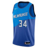 Otroški dres Nike NBA Milwaukee Bucks Giannis City Edition Swingman ''Blue''