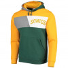 Pulover M&N NBA Seattle SuperSonics HWC Colorblock ''Green/Yellow''
