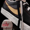 Nike Blazer Low '77 PRM “Black Natural Removable Swoosh”