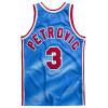 Dres M&N Swingman New Jersey Nets 1990-91 Dražen Petrović ''Light Blue''