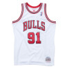 Dres M&N Swingman Chicago Bulls Alternate 1997-98 Dennis Rodman ''White''