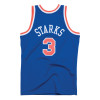 Dres M&N NBA NY Knicks John Starks Road 1991-91 Swingman ''Blue''