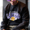 Pulover M&N Team Arch Crew Los Angeles Lakers ''Black''