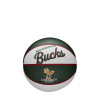 Mini košarkarska žoga Wilson NBA Milwaukee Bucks Team Retro ''Green/White'' (3)