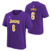 Otroška kratka majica Nike NBA Los Angeles Lakers Lebron James ''Purple''