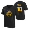 Otroška kratka majica Nike City Edition Stephen Curry Golden State Warriors ''Black''