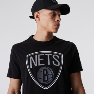 New Era NBA Brooklyn Nets Outline Logo T-Shirt ''Black''