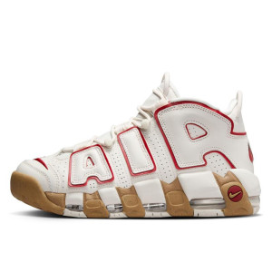 Nike Air More Uptempo Women's Shoes ''White/Red/Gum''