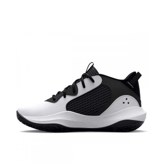 UA Lockdown Kids Shoes ''White'' (PS)