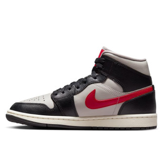 Air Jordan 1 Mid Women's Shoes ''Black/College Grey''