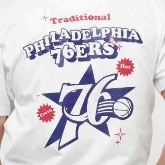 M&N NBA Philadelphia 76ers Merch Take Out T-Shirt ''White''