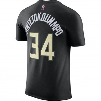 Air Jordan NBA Giannis Antetokounmpo Bucks Statement T-Shirt ''Black''