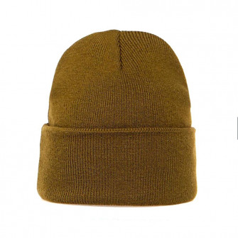 M&N Pinscript Cuff Knit Beanie Hat ''Olive''