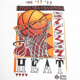 M&N NBA Miami Heat Champions Vibes T-Shirt ''White''