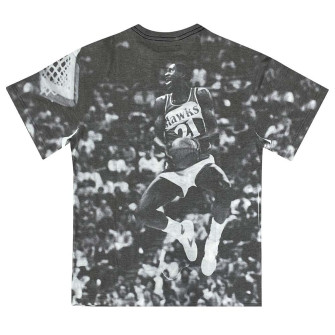 M&N NBA Atlanta Hawks Dominique Wilkins Above the Rim T-Shirt ''Grey''