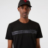 New Era NBA Chicago Bulls Team Logo Stripe T-Shirt ''Black''