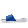 UA Playmaker Slides ''White/Versa Blue''