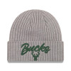 New Era NBA20 Draft Milwaukee Bucks Cuff Knit Beanie ''Grey''