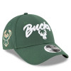 New Era NBA20 Draft Milwaukee Bucks 9Forty Cap ''Green''