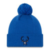 New Era NBA Milwaukee Bucks City Edition Knit Hat ''Blue''