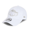 New Era NBA LA Lakers Metallic Logo 9FORTY Cap ''White'' 