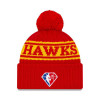 New Era NBA 2021 Draft Atlanta Hawks Cuff Beanie ''Red''