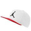 Air Jordan Pro Jumpman Snapback Cap ''White/University Red''