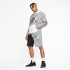 Men’s Air Jordan Jumpman Classics Lightweight Fleece Hoodie ''Carbon Heather/White''