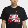 Air Jordan Jumpman Classics HBR Short-Sleeve T-Shirt ''Black/Gym Red''
