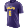 Air Jordan NBA LeBron James Los Angeles Lakers Statement Edition T-Shirt ''Purple''