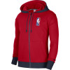 Nike NBA Courtside Brooklyn Nets Full-Zip Fleece Hoodie ''University Red''