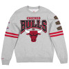 M&N All Over Print Chicago Bulls Fleece Crew ''Grey''