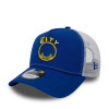 New Era NBA GS Warriors HWC Nights A-Frame Trucker 9FORTY Cap ''Blue''