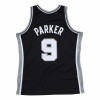 M&N Swingman San Antonio Spurs Tony Parker 2001-02 Jersey ''Black''