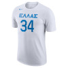 Nike Greece Giannis Antetokounmpo T-Shirt ''White''
