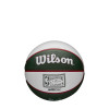 Wilson NBA Milwaukee Bucks Team Retro Mini Basketball ''Green/White'' (3)