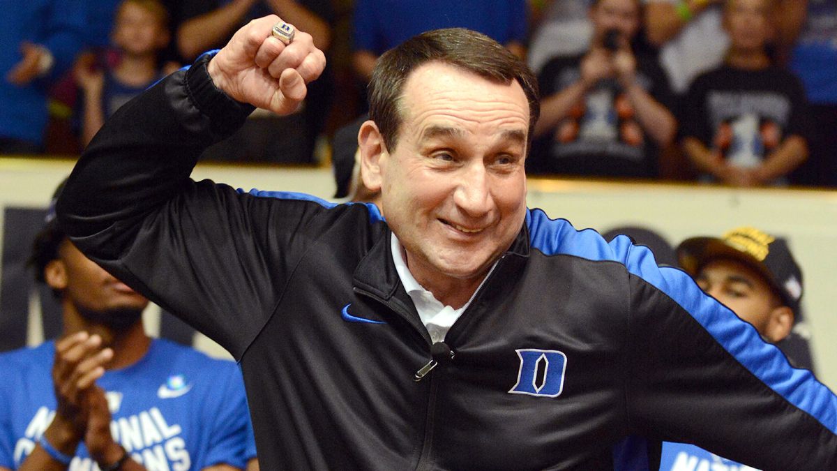 Legendarni Mike Krzyzewski bo še zadnjič popeljal Univerzo Duke na turnir NCAA