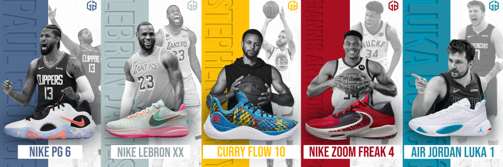 Top 10 Most Popular Basketball Shoes Worn By NBA Players! 